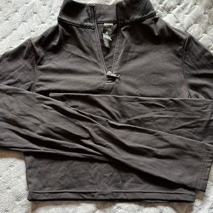 Balance Athletica Vitality Cloud Quarter Zip Cropped Size Large